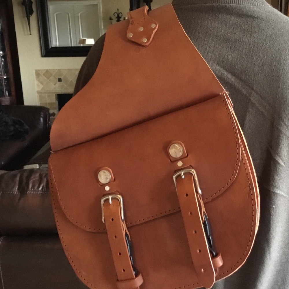 Geniuine Leather Saddlebags NWOT